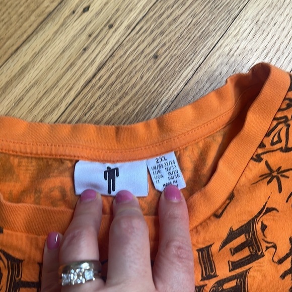 Billie Eilish orange short sleeve t-shirt size 2xl - Picture 2 of 5